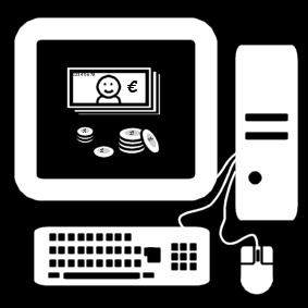 computer: online payment / computer online banking